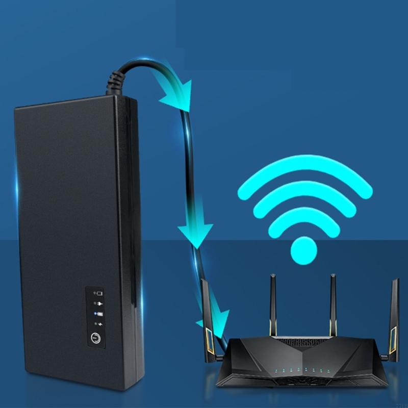 77ub 8000 mAh UPS Batería Comprobación 12V 3A Fuerza alimentación batería respaldo 3A, respaldo