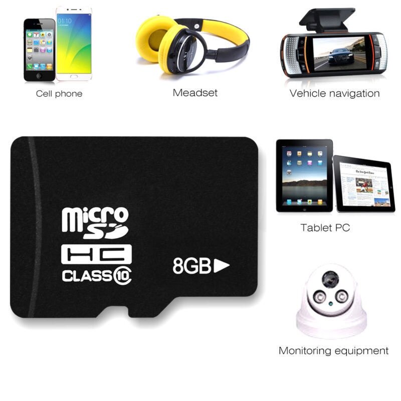 High Performance Micro SD Card for Phone Tablet Car DVR 8GB/16GB/32GB Micro SD Memory Card Ultra High Speed Car DVR TF Cards