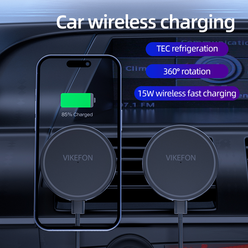 30 W magnetisches kabelloses Auto-Ladegerät Macsafe für iPhone 12 13 14 15 Profi Max Mini Luft entlüften Autotelefonhalter Ständer Schnelles Auto-beladen