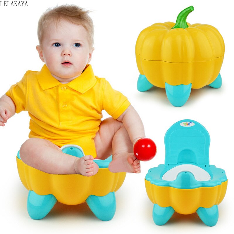 3 Stijlen Draagbare Baby Potje Wc Kom Leuke Cartoon Pompoen Training Seat Baby Ondersteek Comfortabele Rugleuning Kinderen Pot