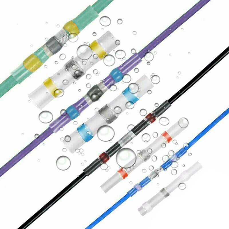 Butt Terminals Solder Sleeve Wire 250Pcs Waterproof Connector Accessory