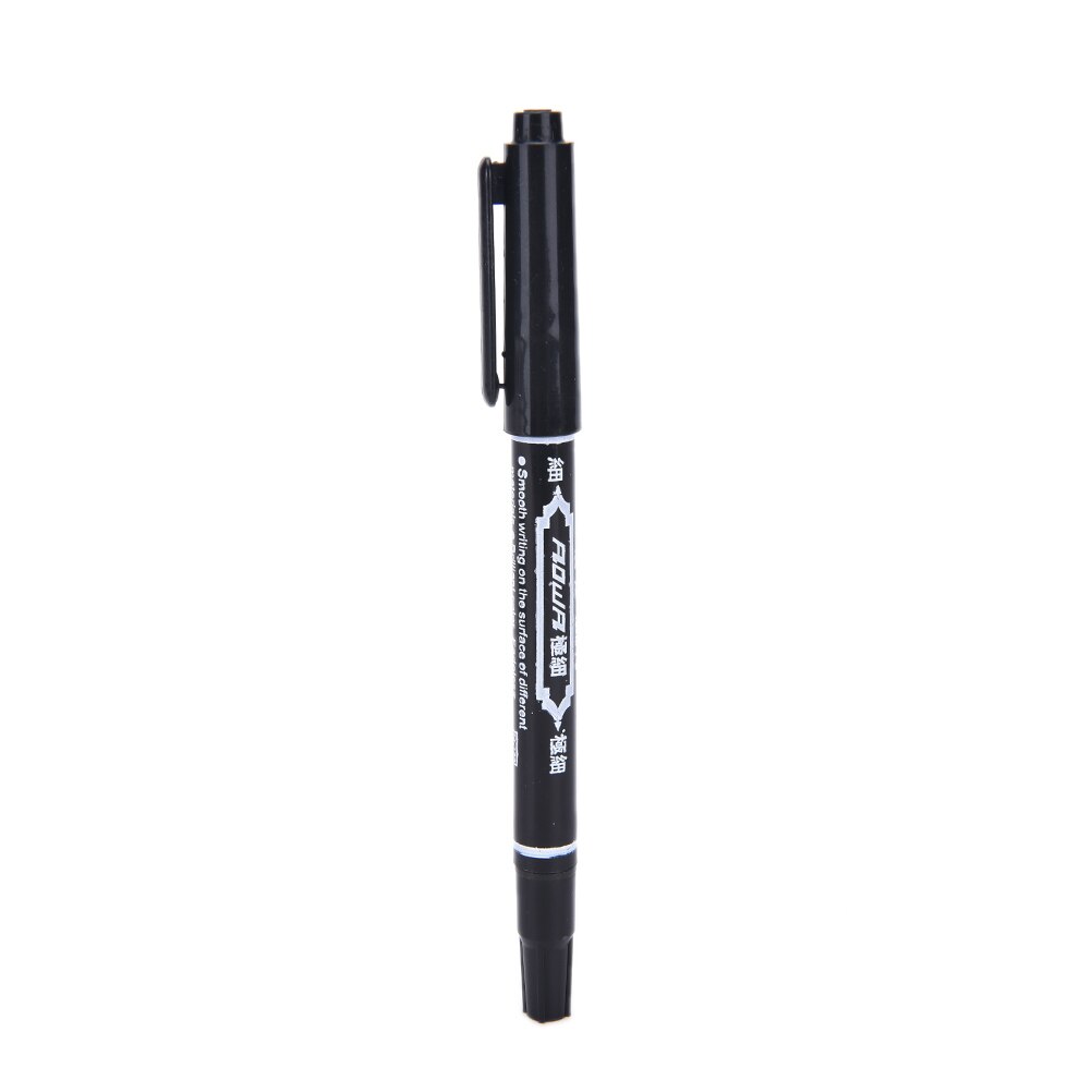 Permanent Paint Marker Pen Twin Tips Doubled Headed Hook Line For CD DVD Media Disc Quick-drying Writing Pens