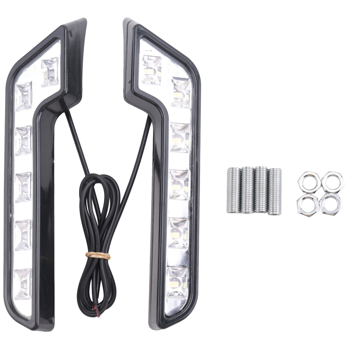 2X 12V Super Bright DRL LED Daytime Running Lights for Cars Auto Waterproof LED Driving Lights Fog Lamps Car Styling