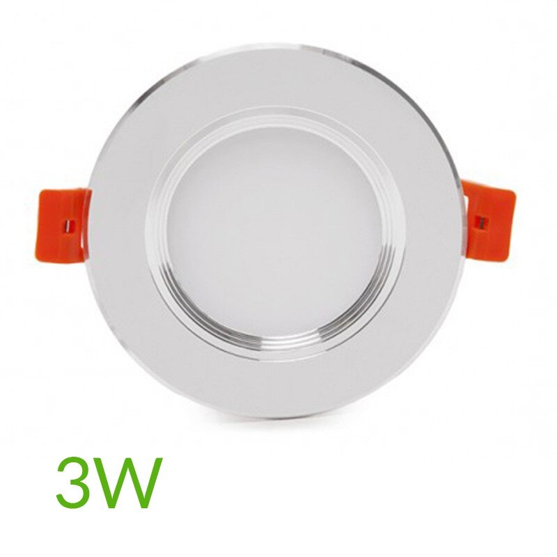 Downlight led empotrable techo 3w Ø98mm