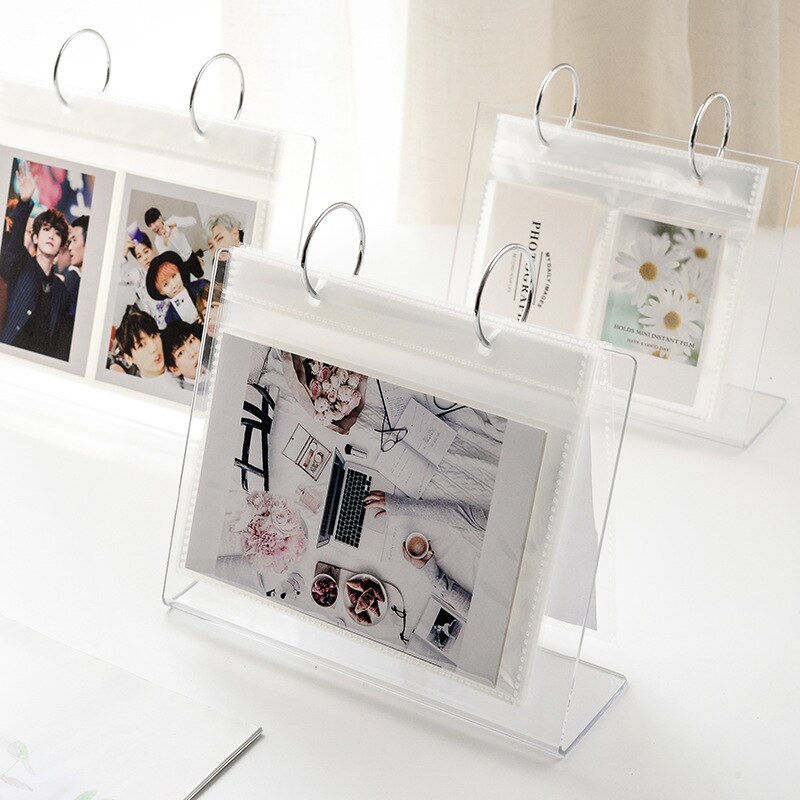 Rectangle Photo Frame Acrylic Photo Ablum Poster Stand Display Frames Picture Ablum Paper Holder Wedding Photography Props