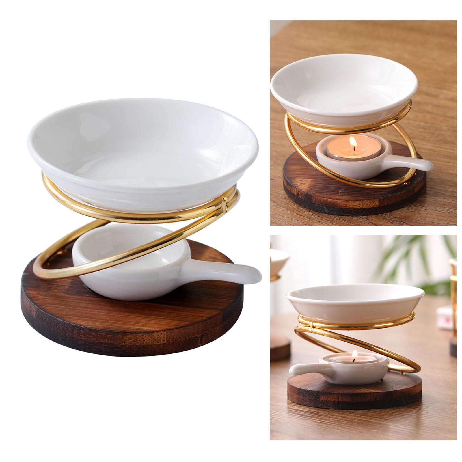 Aroma Olie Brander Warmer Olie Wierook Was Smeltbrander Met Kaarslepel Kantoor Woonkamer Spa Yoga Home Decor Huwelijksgeschenken
