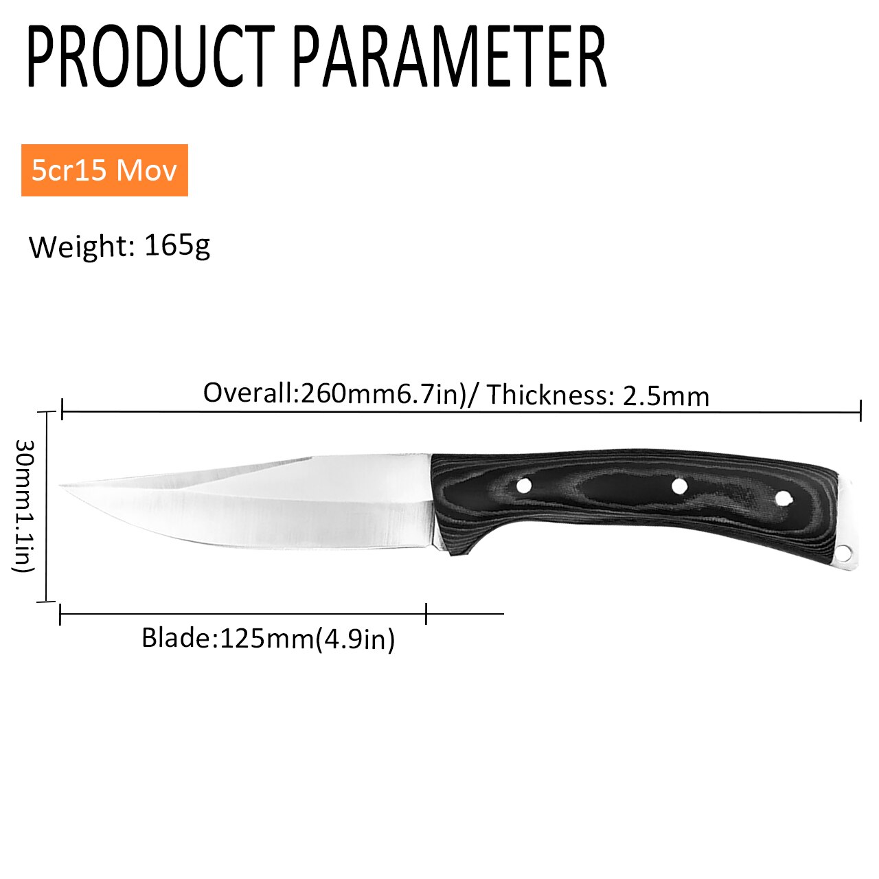 Boning Knife Stainless Steel Kitchen Butcher Knife Chef Knife Fish Filleting Meat Cleaver Cooking Tools