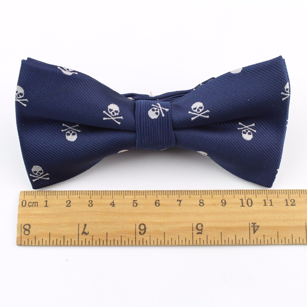 Conjunto de corbata de Halloween para hombre, corbata delgada, pañuelo de tiras, corbata de pajarita, conjunto de calavera de Papillon, horrible corbata de mariposa, Corbatas