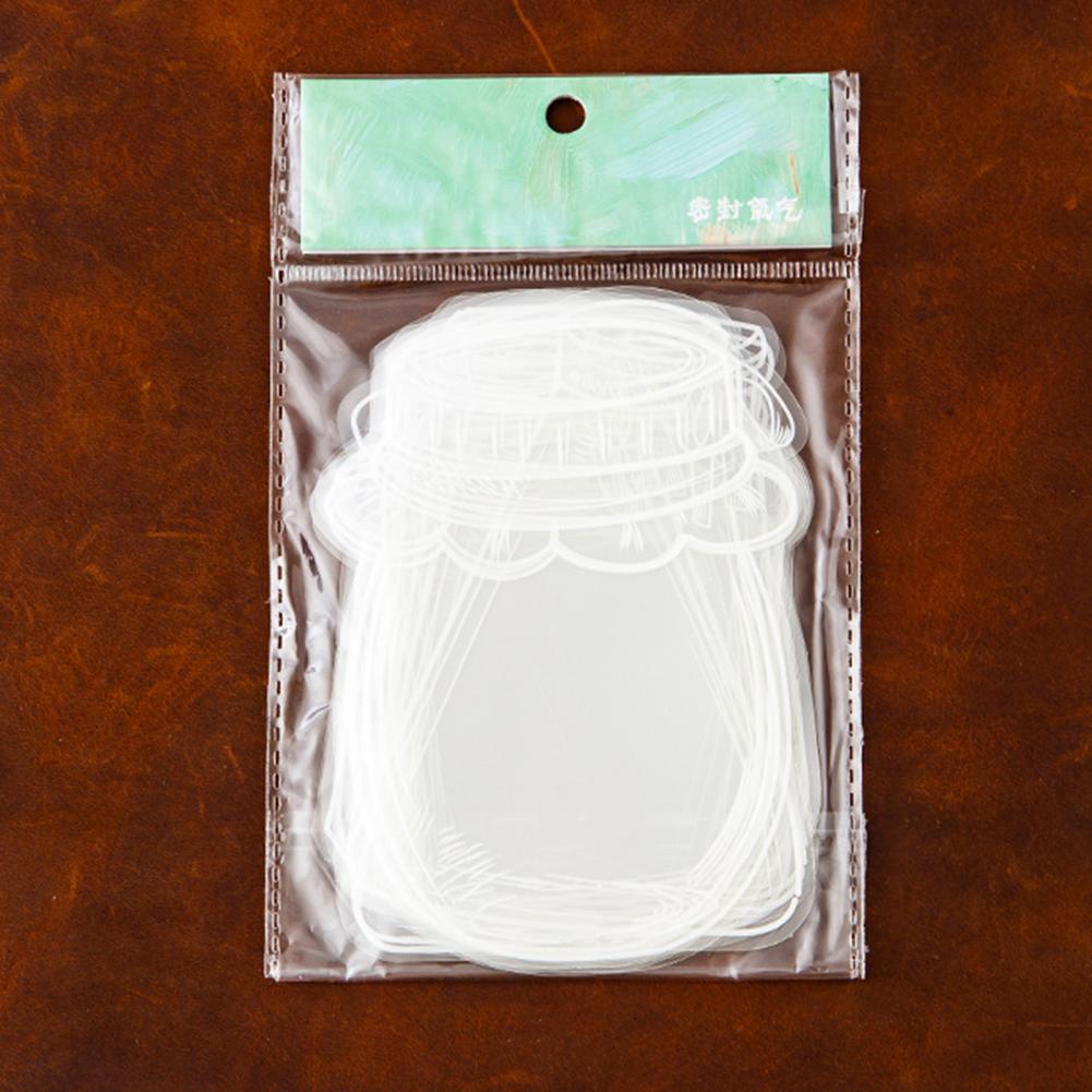 20Pcs DIY Transparent Dried Flower Bookmarks Floral Plant Clear Bookmarks Decorations Flownwing DIY Craft Bookmarks Bags Pouch