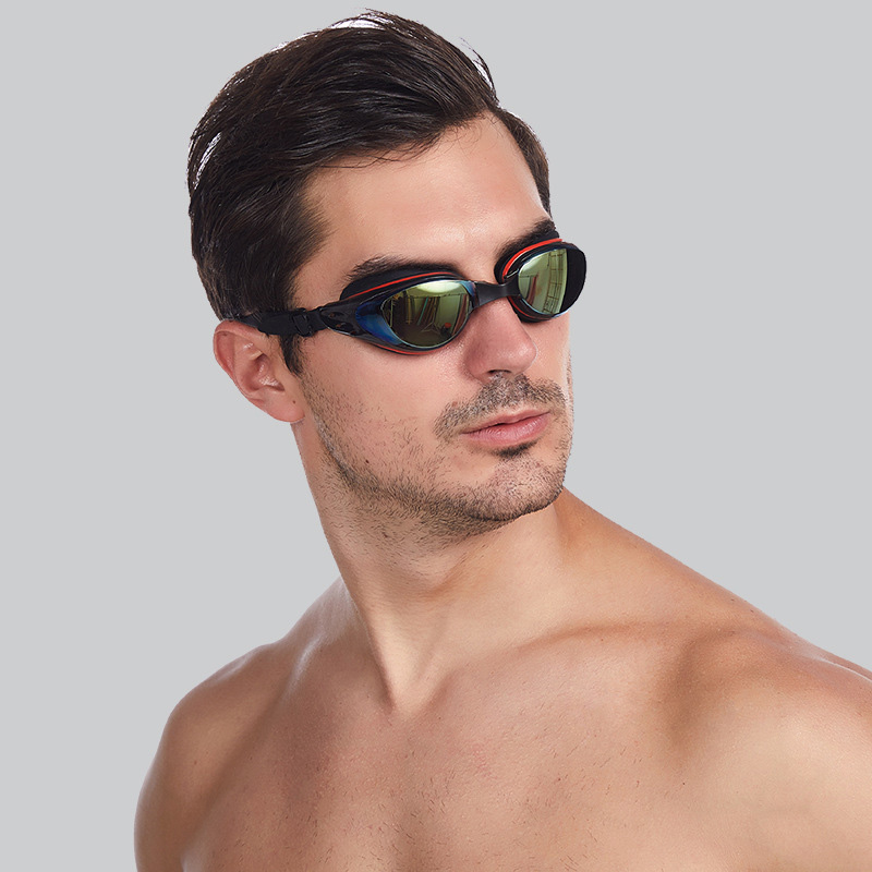 Kurzsichtige Schwimmen Brille Hd Wasserdichte und Nebel-beweis Mann Frau Kinder Große Rahmen Tauchen Getriebe Schwimmen Gläser