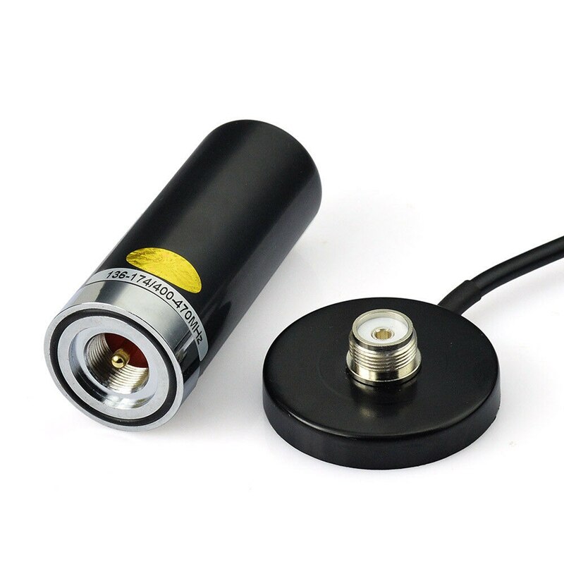 Dual Band VHF UHF 143MHz 444MHz Car CB Mobile Radio PL-259 Magnetic Base Antenna