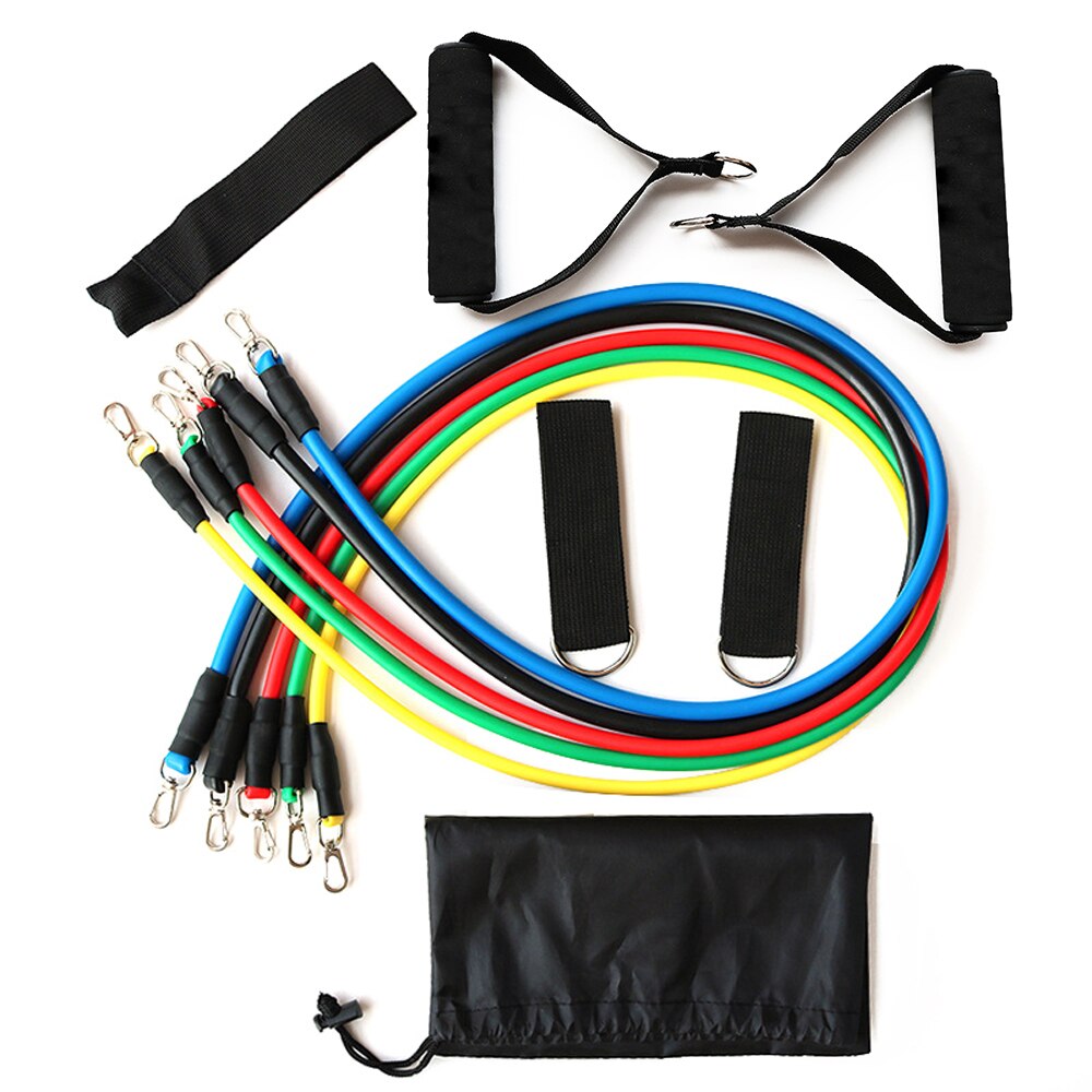Tomshoo 9 stk modstandsbånd sæt bandas elastikker fitness træningsbånd modstandsbånd fitnessudstyr bandas de resistencia: Type 6
