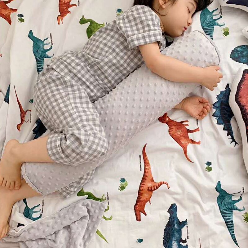 Kofangere baby putte pude nyfødt omkring pude bomuld tremmeseng krybbe fløjl puder sengetøj tilbehør bxx 044
