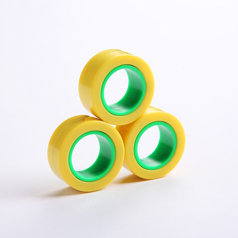 ZK22 Dekompression Spielzeug Roller Finger Ring Gyro Fingertip Gyro Magnetische Finger Gyro Magnetische Armband Ring Dekompression Artefakt: J