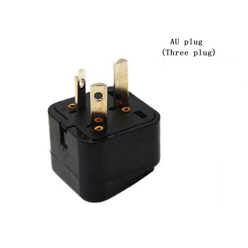 1PC Universele US UK AU EU Italië Zwitserse Stekker Adapter Travel Wall AC Power Charger Outlet Adapter Converter 2 /3Pin Socket: AU plug Three plug