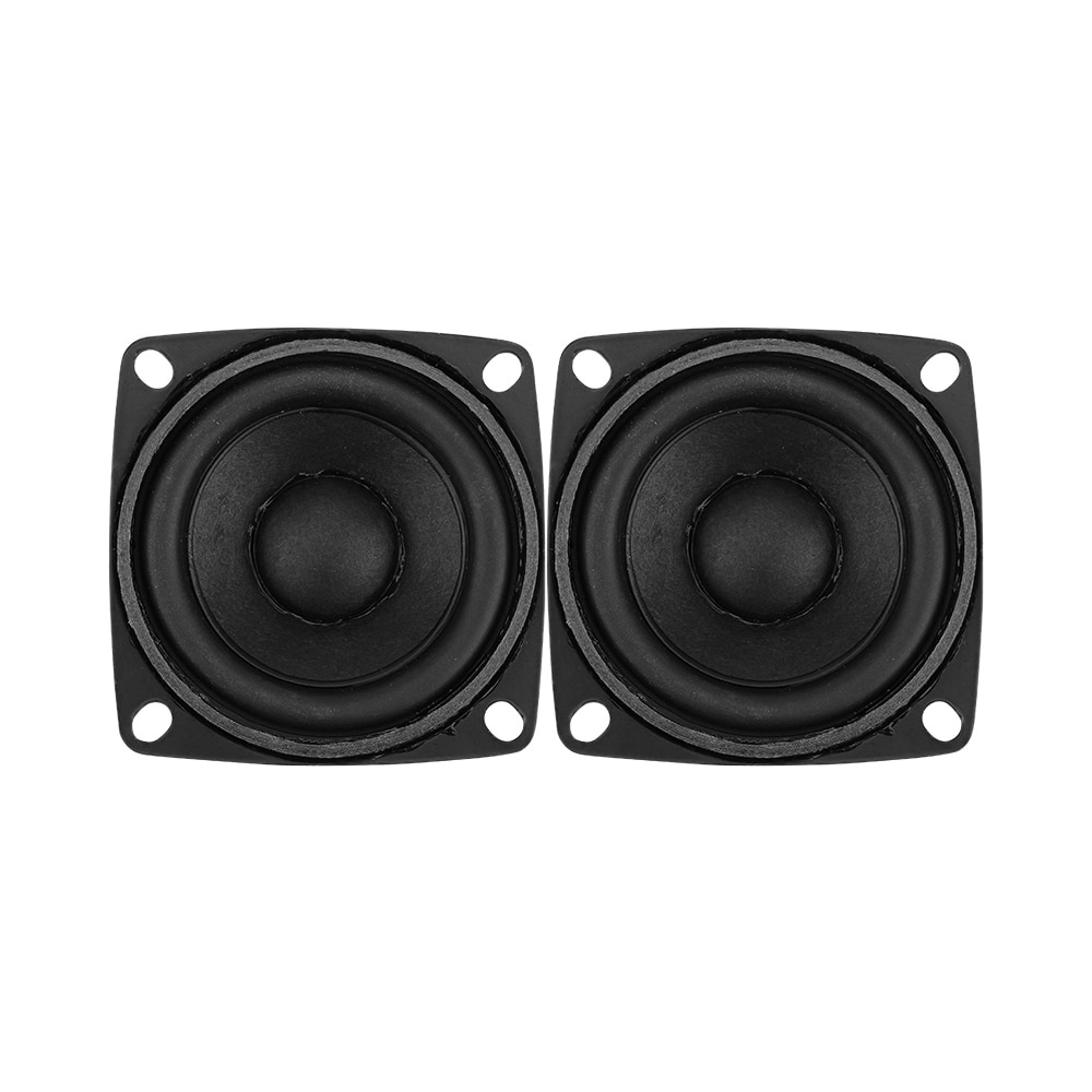 Aiyima 2 Stuks Draagbare Audio Speakers 53Mm 4 Ohm 15W Volledige Range Geluid Speaker Mini Luidspreker Voor Thuis theater Diy