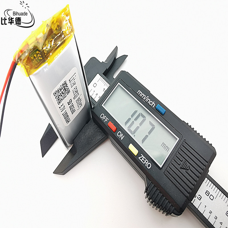 3,7 V 1800mAh 102560 Lithium-Polymer Li-Po li ionen Akku zellen Für Mp3 MP4 MP5 GPS PSP Handy, Mobiltelefon bluetooth