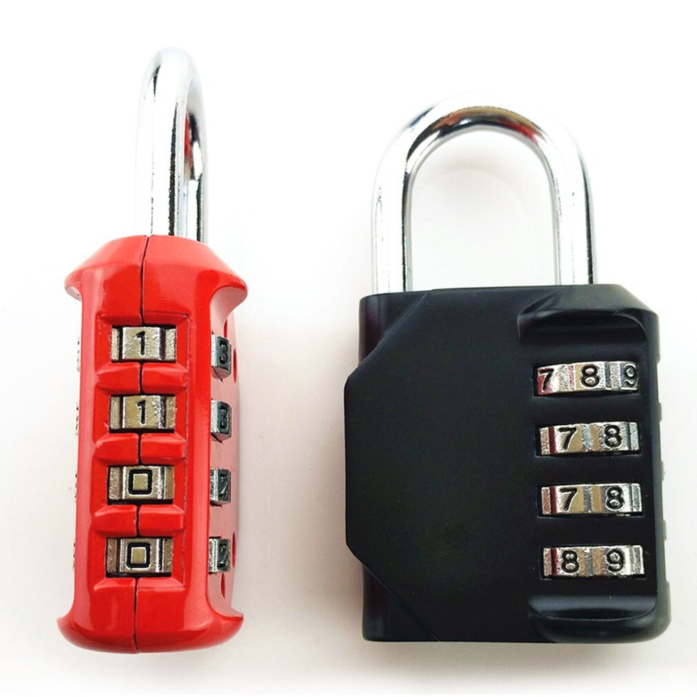 large size 4 digit Number Code Lock Resettable padlock Security Digital Combination Locks for Travel Suitcases Luggage