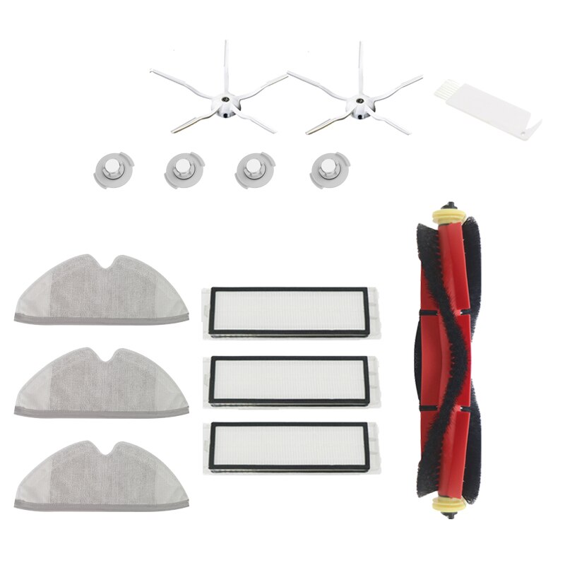 Hepa suodatin moppiliinat rievut harja xiaomi roborock  s5 max  s6 s6 pure  s6 maxv  s4 s5 s50 varaosaa: J