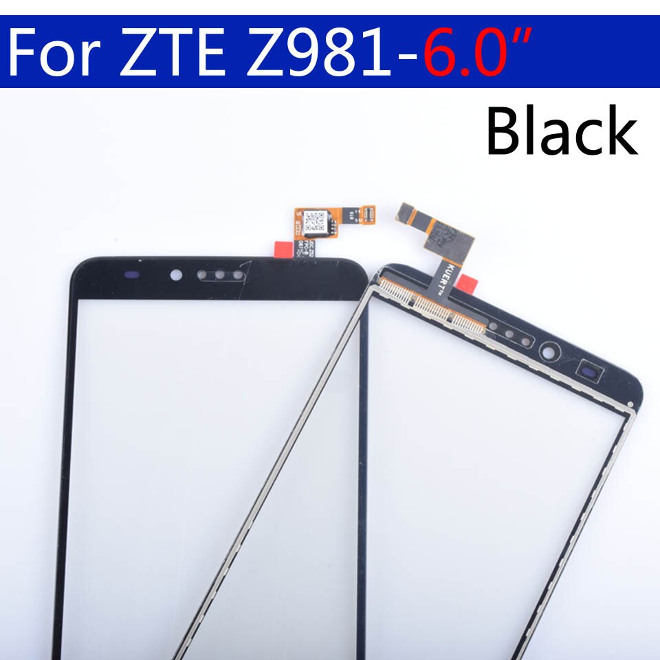 Para ZTE ZMax Pro Z981 Panel de pantalla táctil digitalizador Sensor cristal frontal exterior pantalla táctil reemplazo 6,0 pulgadas