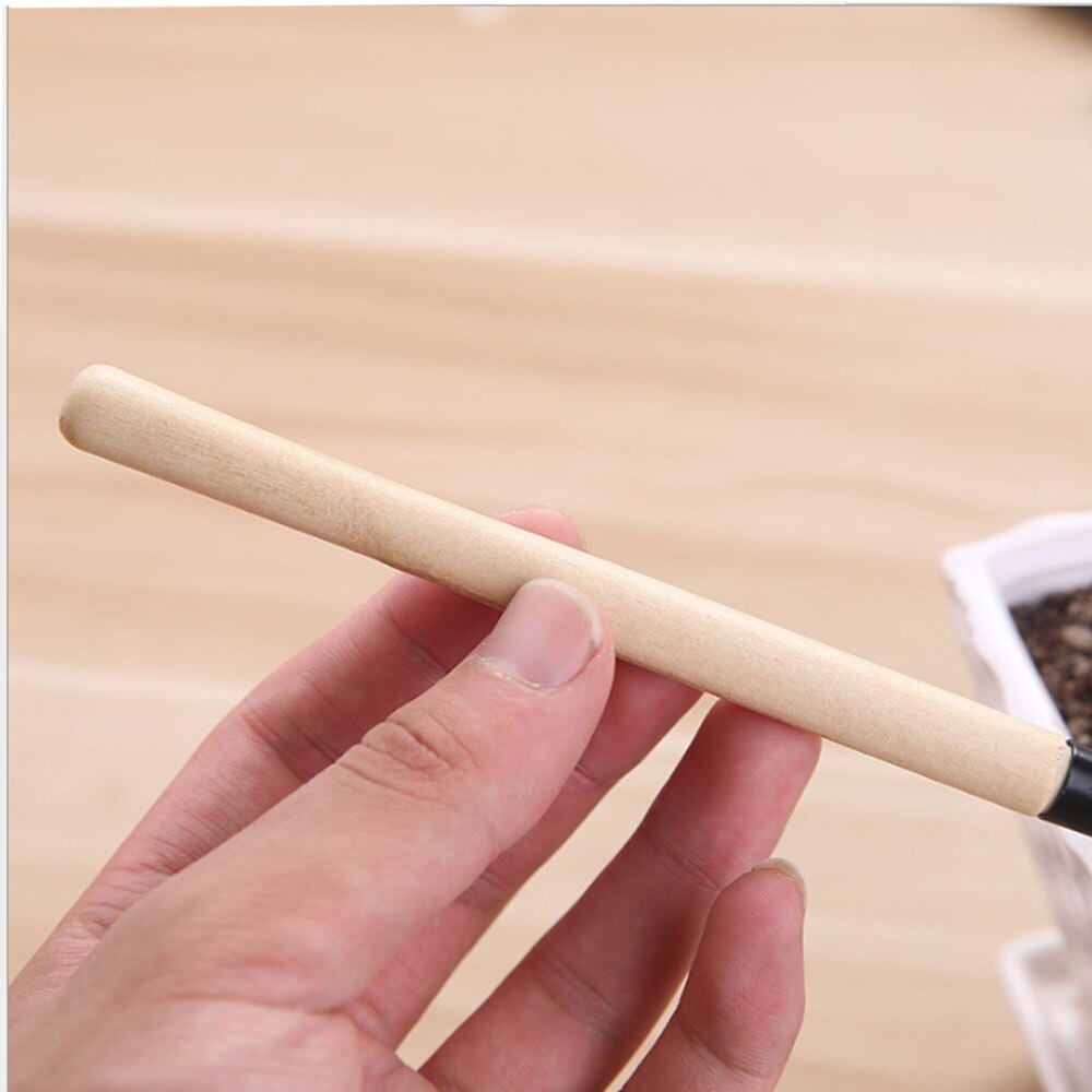 Mini multifunctional gardening tool three-piece set, outdoor plant loosening shovel with wooden handle, garden forest tool shove