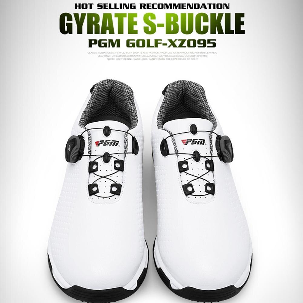 Pgm Golf Herenschoenen Ademende En Waterdichte Schoenen Met Spanschroef Geschikt Zijn Voor Golfers Z0K5