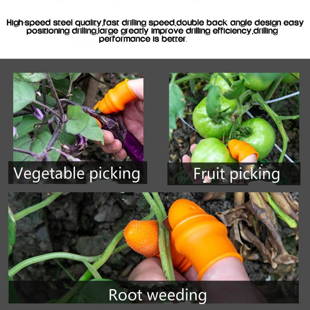 Thumb Cutter Gardening Tools Pruning Shears Garden Picking Plant Vegetables Separator Finger Tool Multifunction Kitchen Cutter