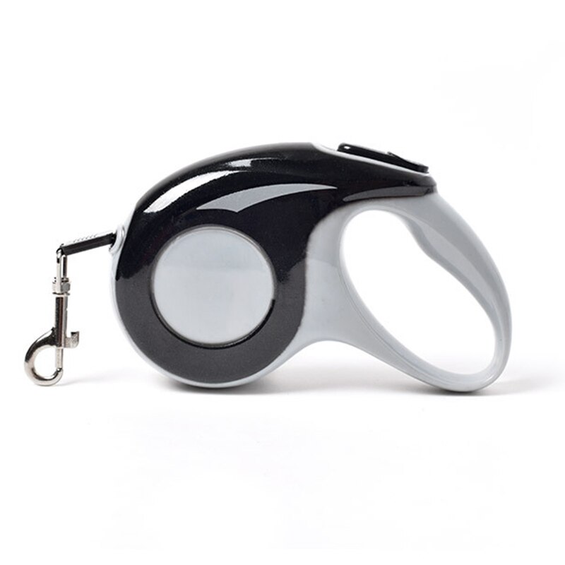 Durable Dog Leash Automatic Retractable Nylon Dog Lead Extendable Puppy Cat Traction Rope Belt Dog Leash For Dogs Products 3M/5M: Black / 3M