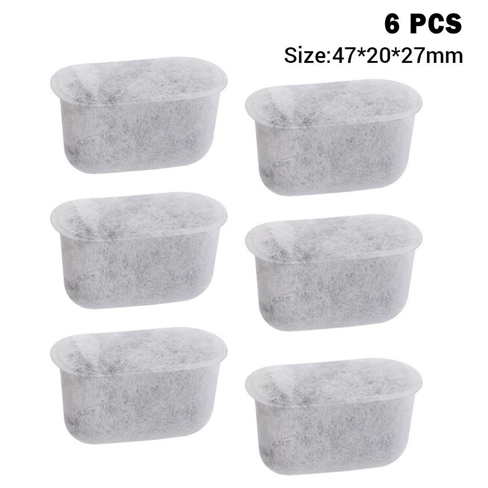 6 Stks/set Charcoal Water Filters Voor Breville Koffiezetapparaat Water Dispenser Sport Waterkoker Tb