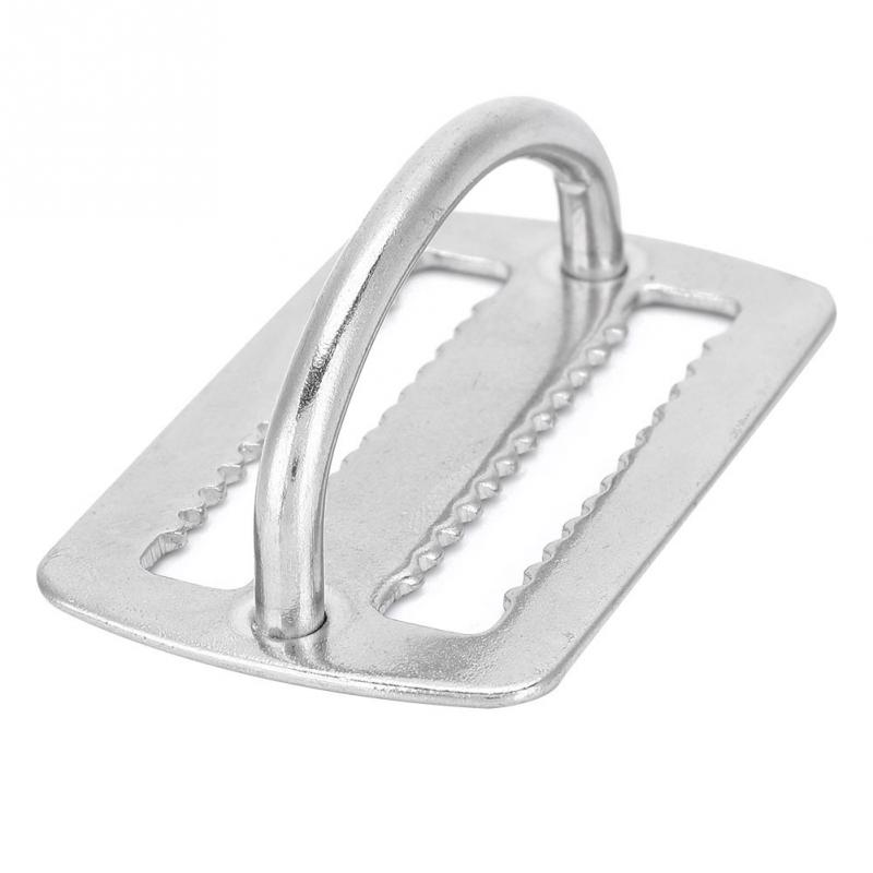 KEEP DIVING 50mm Swimming Diving D-Ring Stainless Steel Snorkel Scuba Swim Slide Buckle Strap Belt Keeper Diving Accessories