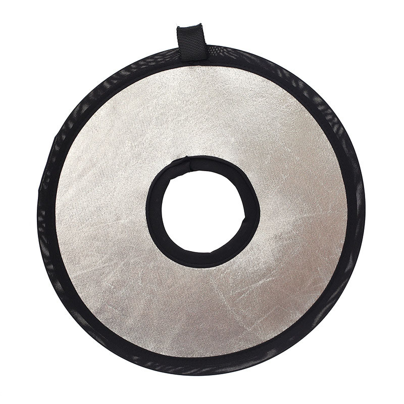 2 In1 Reflector Mini Round Hollow Reflector,Portable Hollow Light Diffuser Light Lens-Mount, Fill Light Barrier, Camera Use
