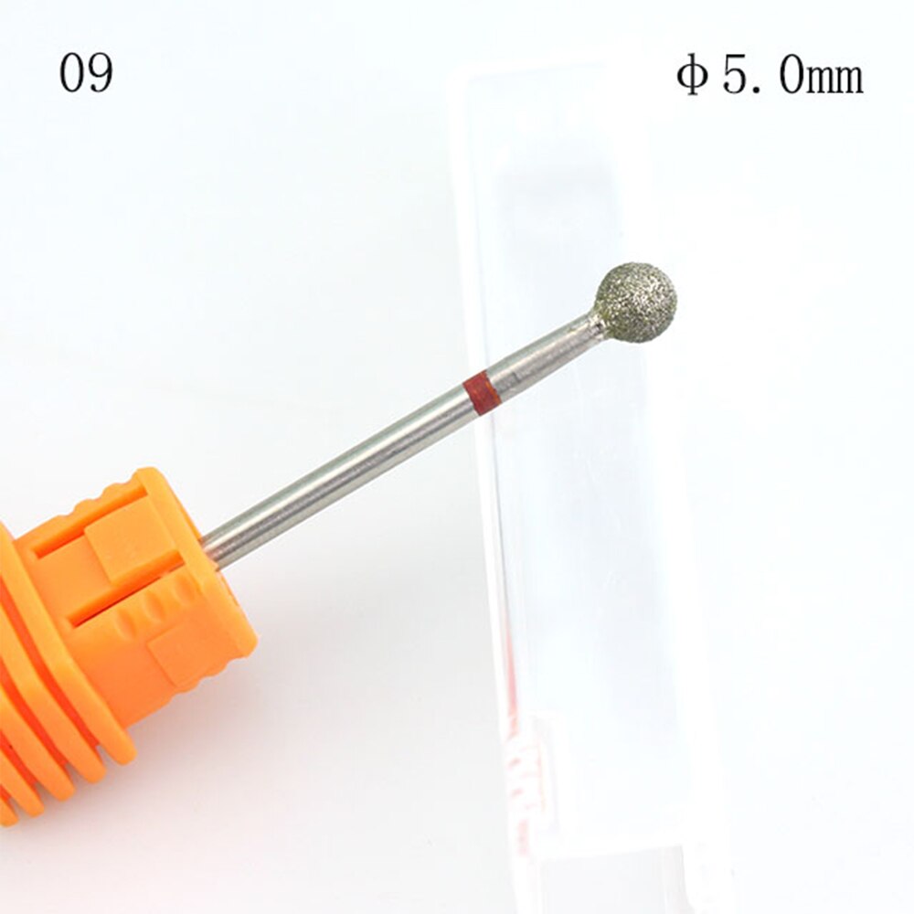 1Pcs Diamond Nail Drill Rotate Burr Bits Nail File Milling Cutter For Electric Manicure Machine Polish Remove Nail Art Tools