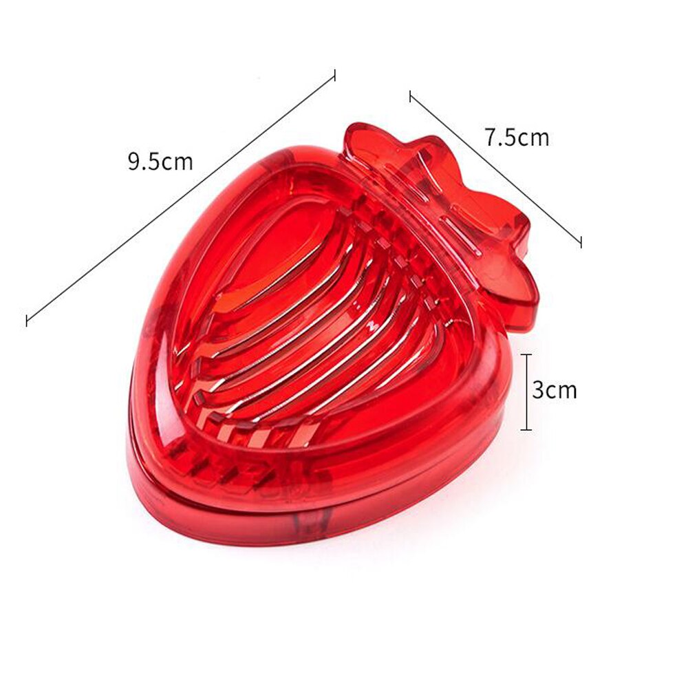 Aardbei Gadget Aardbei Snijmachine Aardbei Corer Aardbei Stem Remover Fruit Cutter Slice Keuken Fruit Groente Tool: B