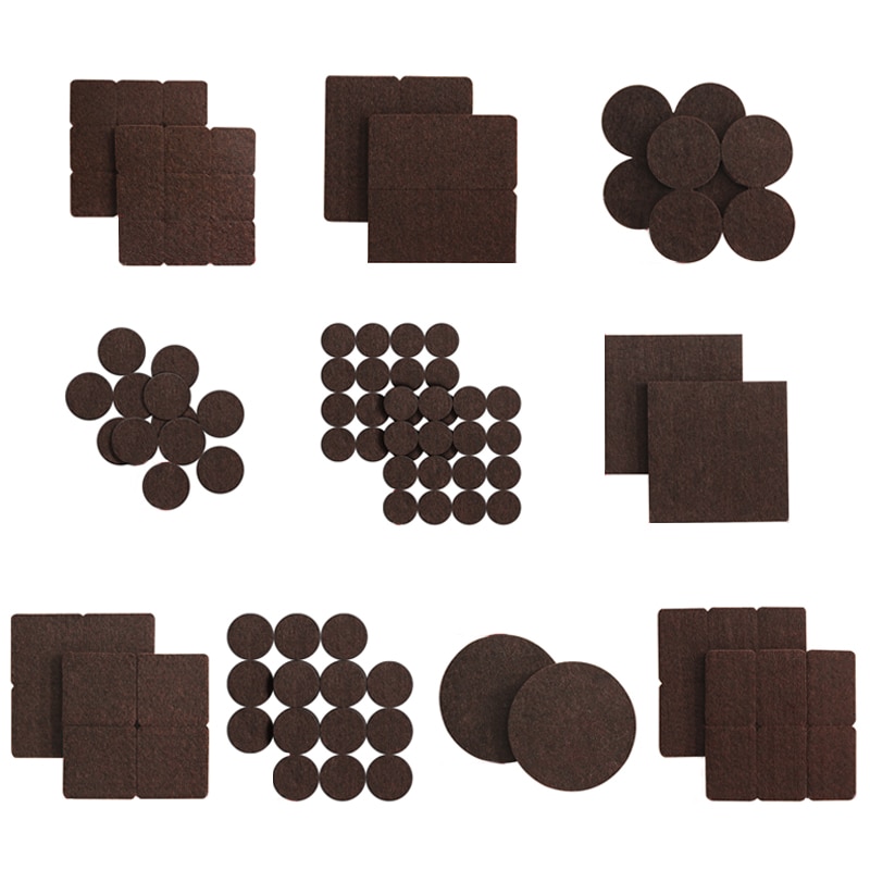 Uxcell Furniture Pads - Self Adhesive 22mm Dia 5mm Thick Felt