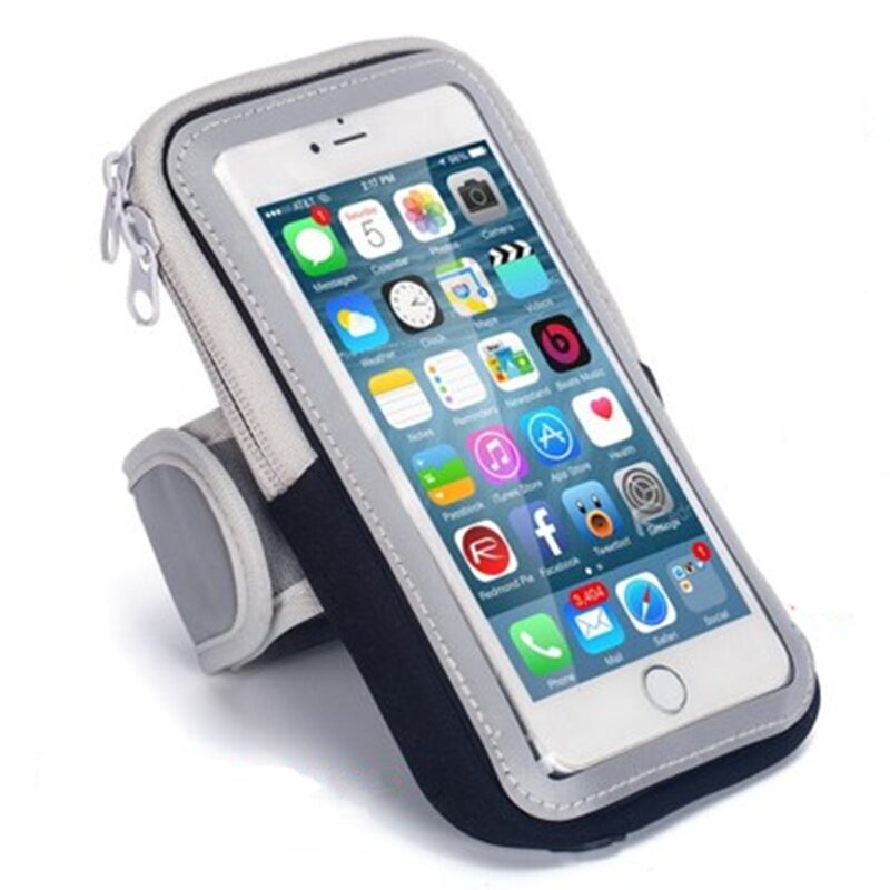Vattentät universal mässing löpande gym sport armband fodral mobiltelefon armband väska hållare för iphone smartphone till hands