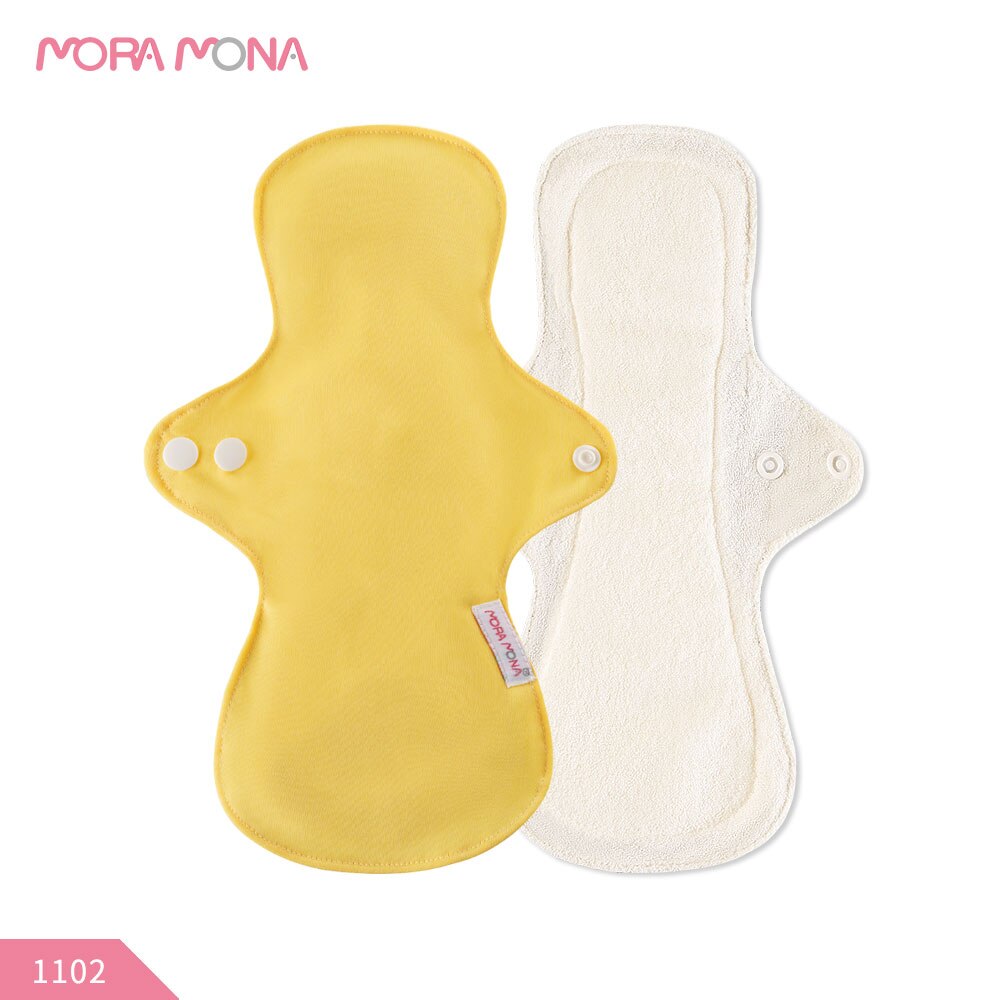 Mora Mona Reusable Menstrual Pad For Heavy Flow Large Size Breathable Women Cloth Pad 5 Pieces: 1102