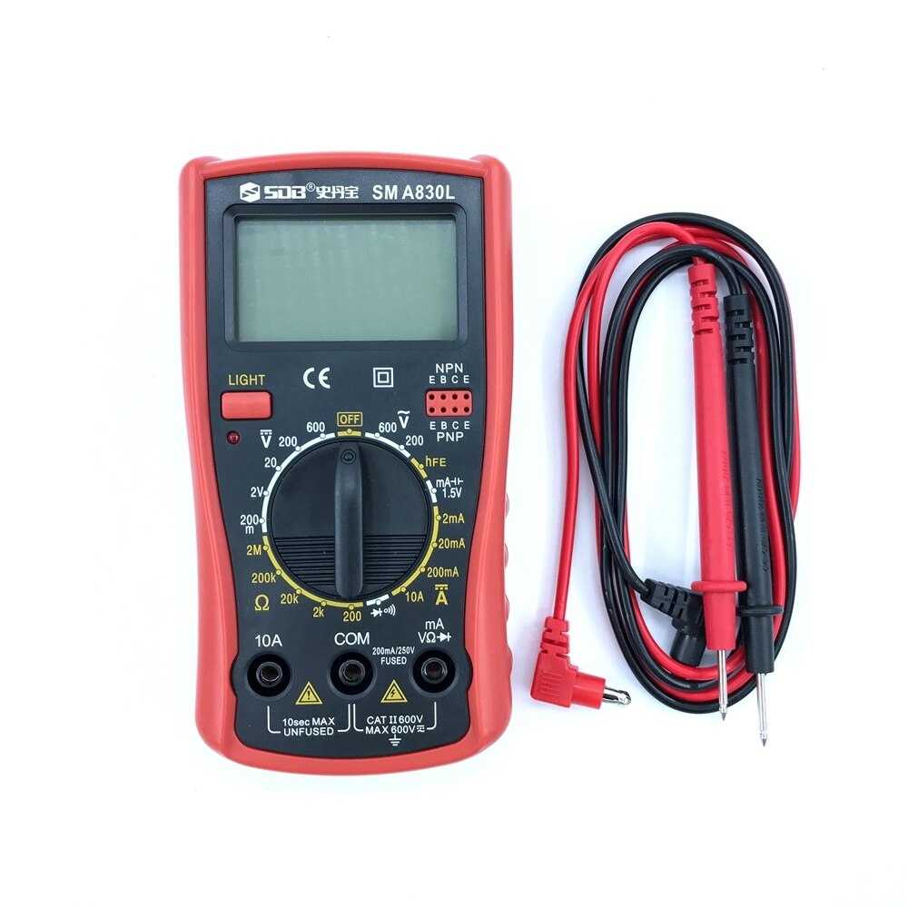 Digital Multimeter A830L AC/DC Ammeter Voltmeter Meter Diagnostic-tool Tester Electronic Measurement Electric Instrument China