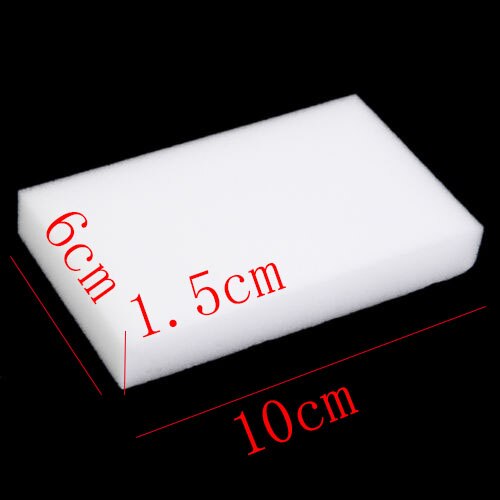100 Pcs White Magic Sponge Eraser Melamine Cleaner,multi-functional Cleaning 100x60x20mm 50Pcs: 50 Pcs 1.5cm