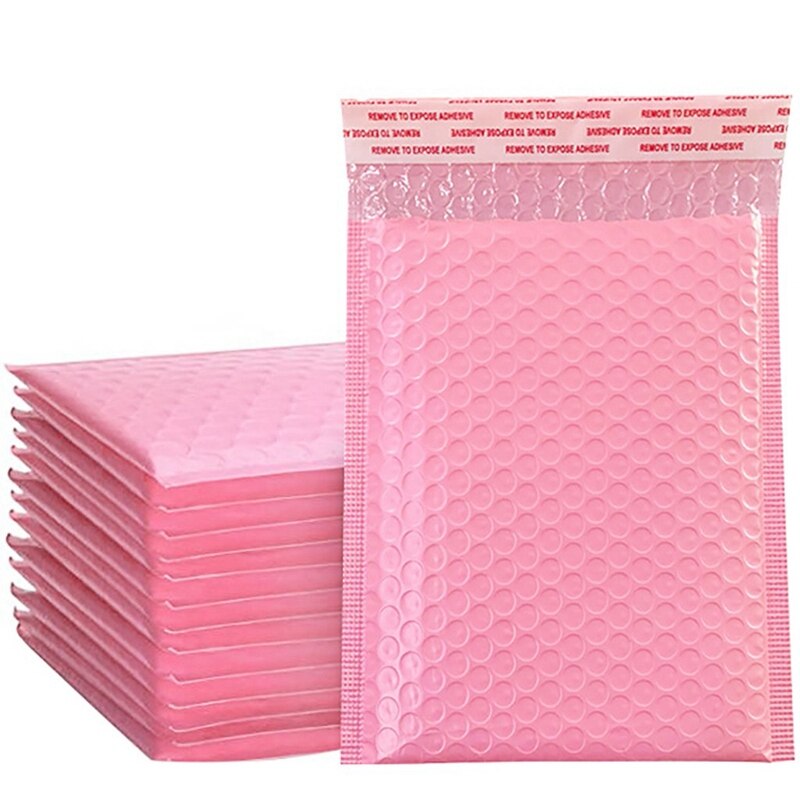 500 Pnk Poly Malers, paquete de correo rosa, lsto para envar o 500 Pnk Poly Malers, paquete de correo rosa, lsto para envar o