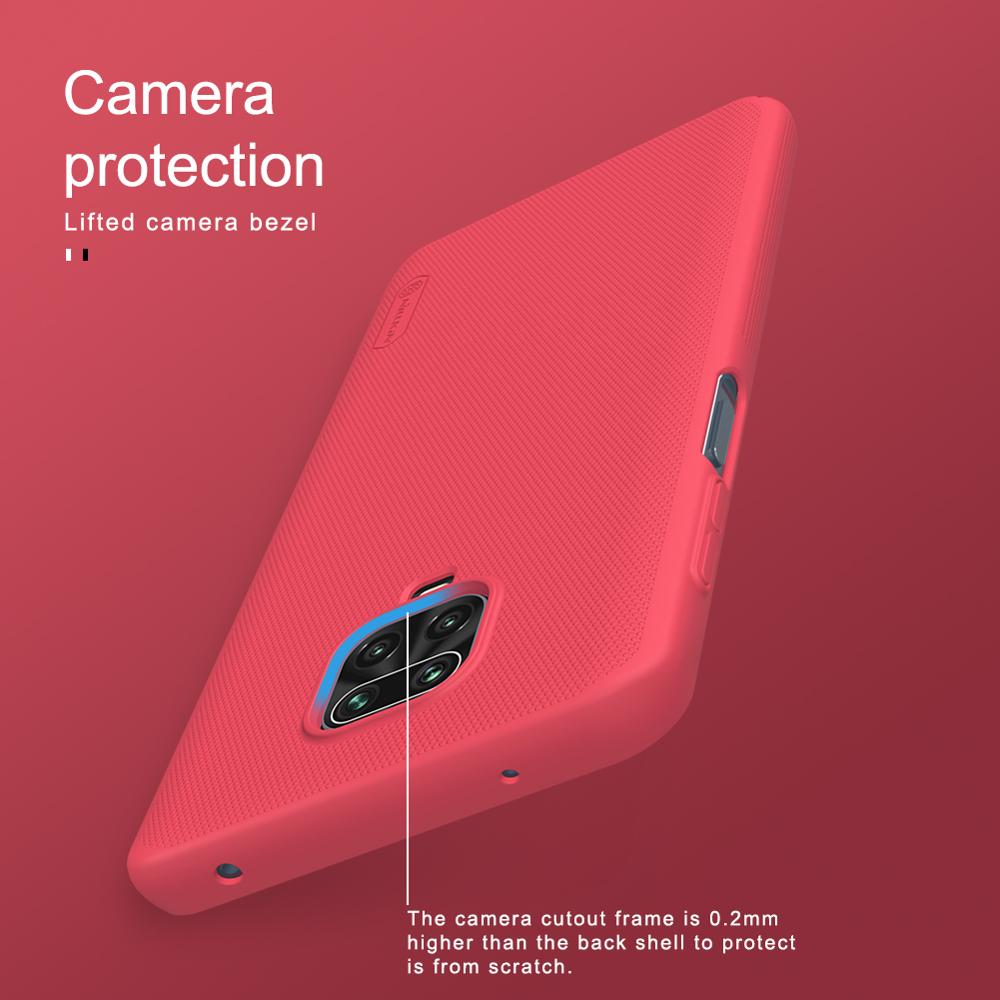 Redmi Nota 9S Caso Involucro 6.69 ''NILLKIN Glassata del PC Duro Opaco Della Copertura Posteriore per Xiaomi Redmi Nota 9 pro Caso di Max