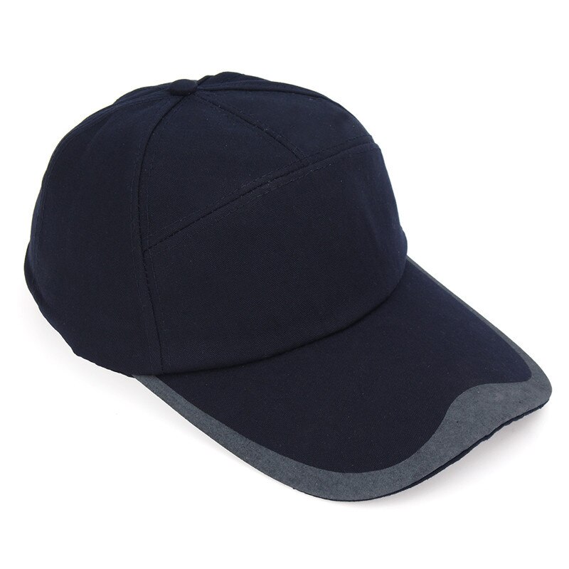 Baseball Style Bump Cap Cotton Safety Helmet Hard Hat Head Protection Mechanic Tech For Outside Workers: Navy