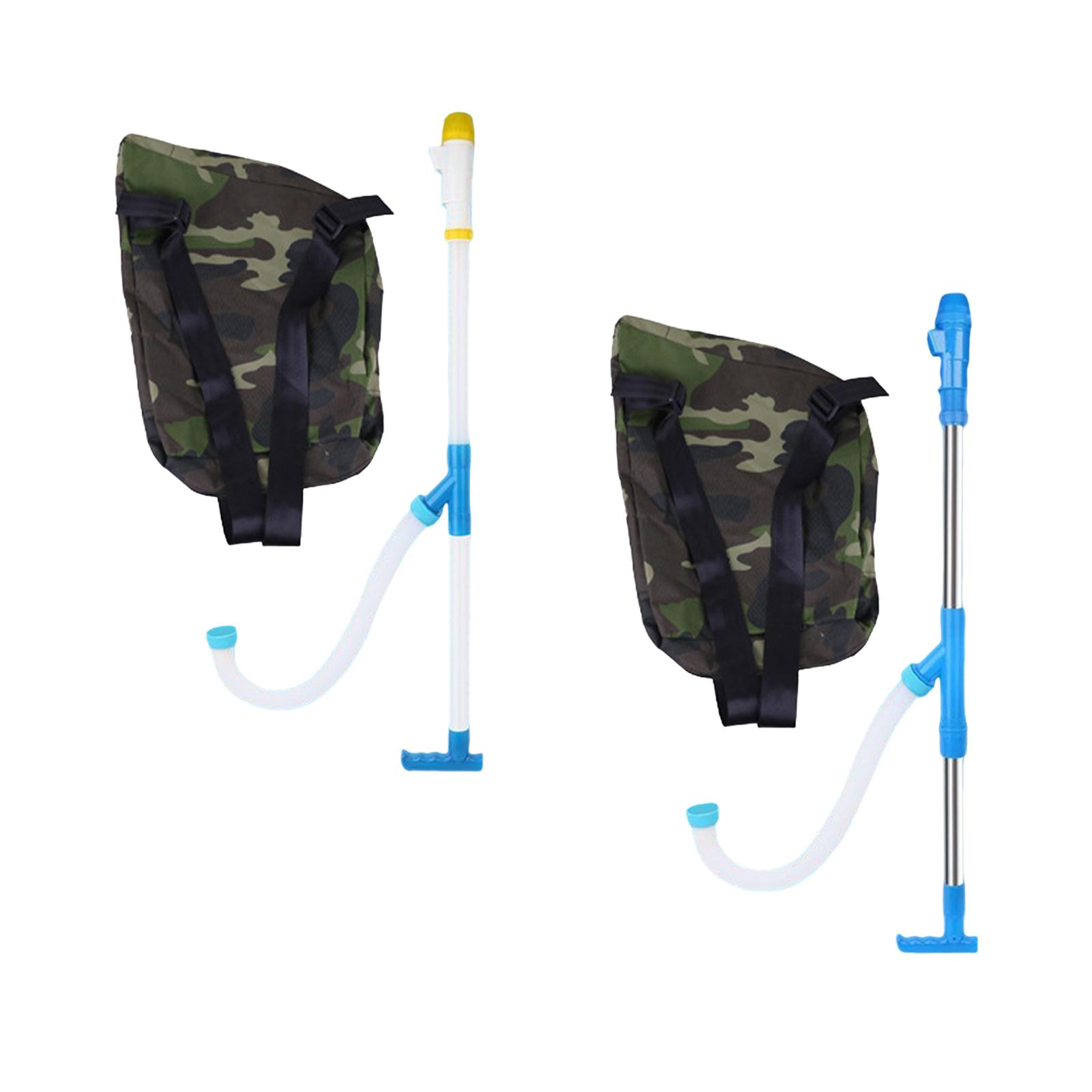 Gjødselspreder slitesterk håndholdt storkapasitet multifunksjonell landbruksgjødselapplikator til maisplen hagetorv