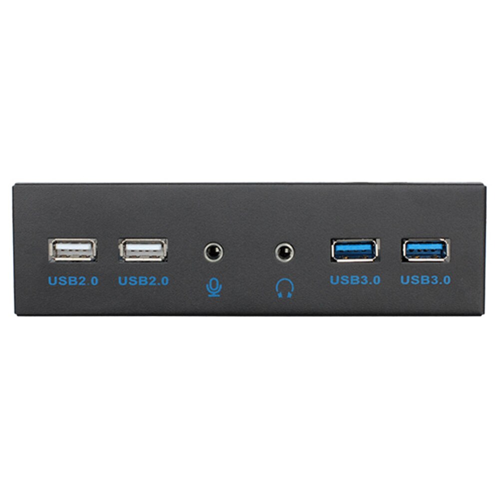 5.25 " pc stationära chassi frontpanel usb hub-kontakt adapter 2 usb 3.0 portar och 2 usb 2.0 portar för datorfodral cd drive pan