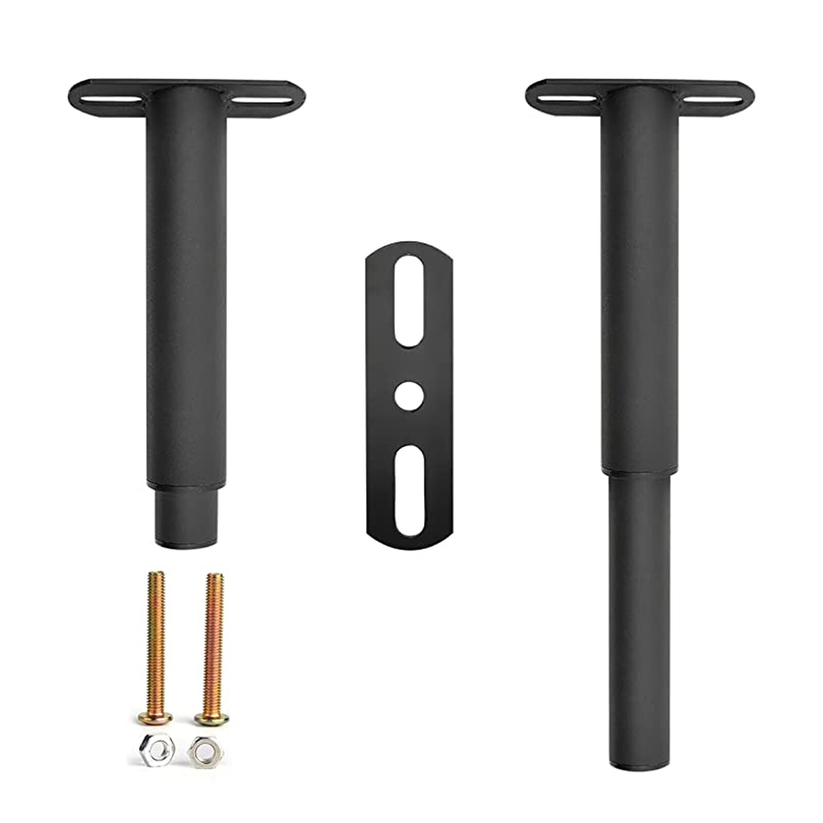 Adjustable Bed Legs Heavy Duty Bed Center Frame Slatted Retractable Support Legs Metal Furniture Support Feet Replacement Parts: Default Title