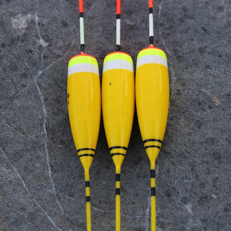 WLPFISHING 3 pièces/lot flotteurs de pêche Balsa flotteur petit poisson crevettes flotteurs peu profonde stoppeur accessoire de pêche attirail