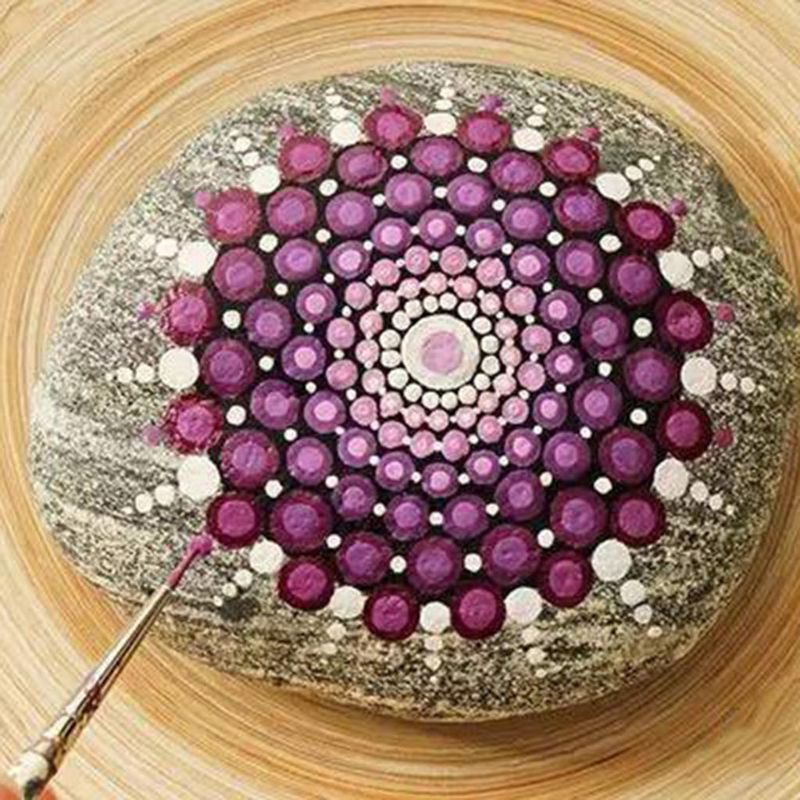 Plantillas de Mandala para pintar, 15x15cm, DIY, para dibujo, álbum de recortes, plantilla de pared, para azulejos de suelo de madera, plantilla de Arte de tela, 16 unids/set por juego
