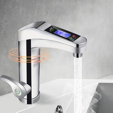 500-3500W Grote Touch-screen Elektrische Boiler Draaibaar Water Kraan Instant Kraan Warm En Koud Voor badkamer Keuken
