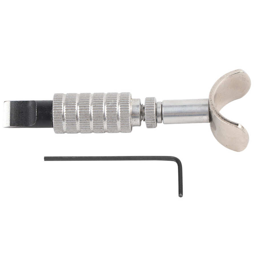 Leather Rotating Knife Tool Steel U-Shaped Leather Knife Adjustable Carving Cutter Crafts Handwork Tool