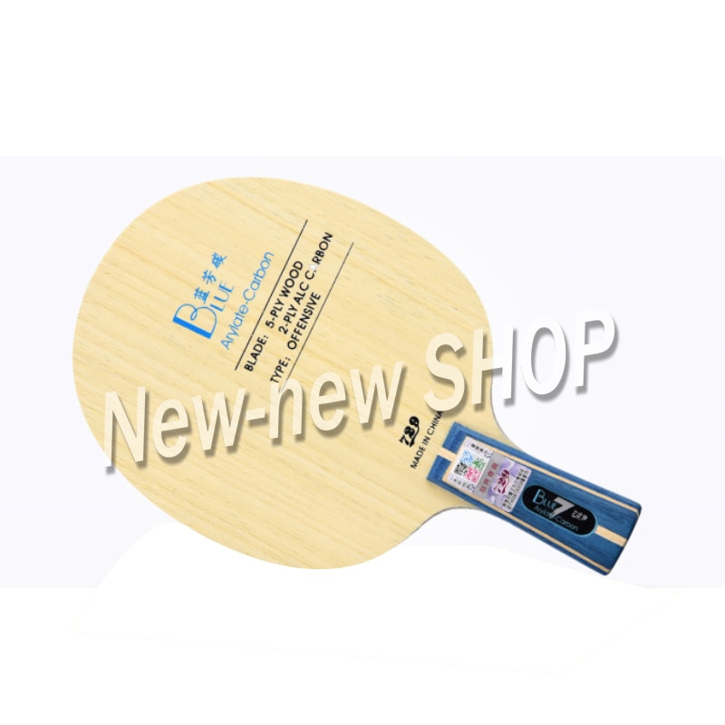 Friendship 729 Black Blue Yellow ALC Carbon Table Tennis Blade Offensive Ping Pong Racket Bat