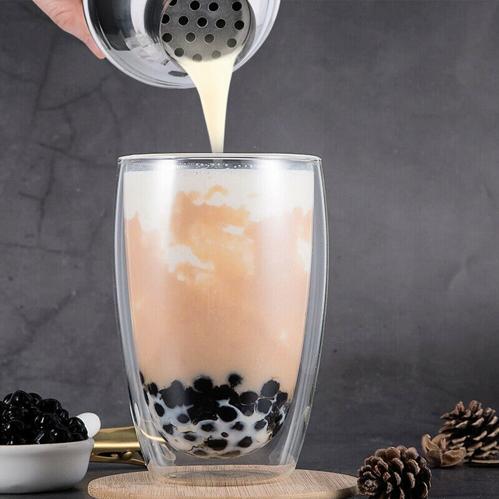 550ml Cocktail Shaker Set Drink Maker Mixer Martini Bartender Kit Bar Tool Measuring Jigger Chilled Cocktail Glass